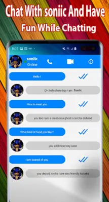 Video Call for Soniic 3AM Hor android App screenshot 1